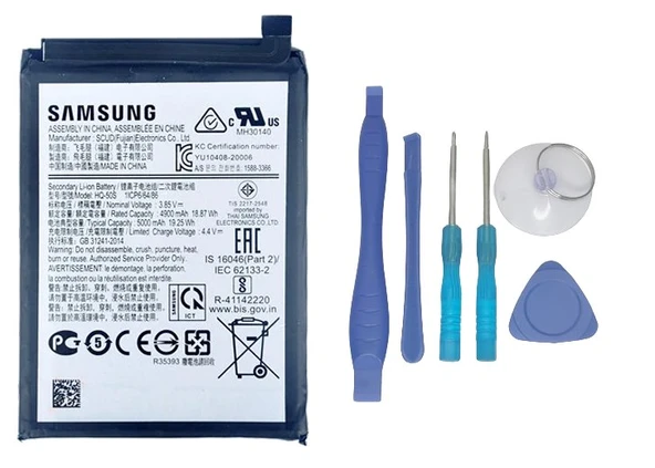 Samsung Galaxy A02S - SM-A025 - Uyumlu Batarya Pil Sıfır Orijinal + TAMİR SETİ ürün görseli 1