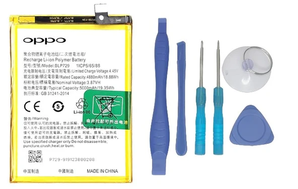 Oppo Realme Narzo 10a - Blp729 Uyumlu Batarya Pil Sıfır Orijinal + TAMİR SETİ ürün görseli 1