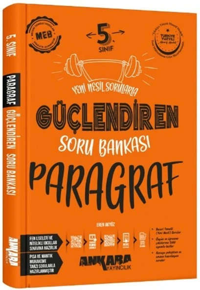 5. Sınıf Paragraf Güçlendiren Soru Bankası Ankara Yayıncılık ürün görseli 1