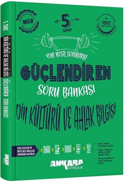 5. Sınıf Din Kültürü ve Ahlak Bilgisi Güçlendiren Soru Bankası Ankara Yayıncılık ürün görseli 1