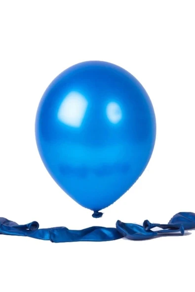 Mavi Balon Lateks Mavi Balon Doğum Günü Balonu 10 Adet ürün görseli 1