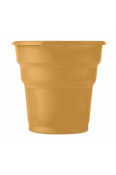 Plastik Bardak 25'li Altın Gold Renk ürün görseli 1