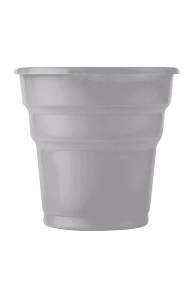 Plastik Bardak 25'li Gümüş Renk ürün görseli 1
