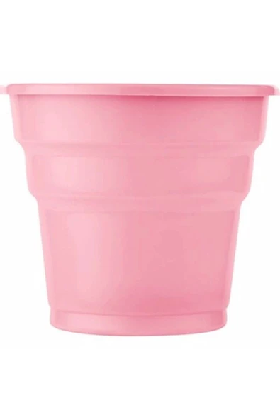 Plastik Bardak 25'li Pembe Renk ürün görseli 1