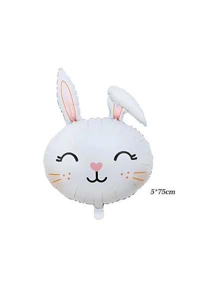 Tavşan Bunny Konsept Balon Easter Sevimli Tavşan Woodland Doğum Günü Parti Balon ürün görseli 1