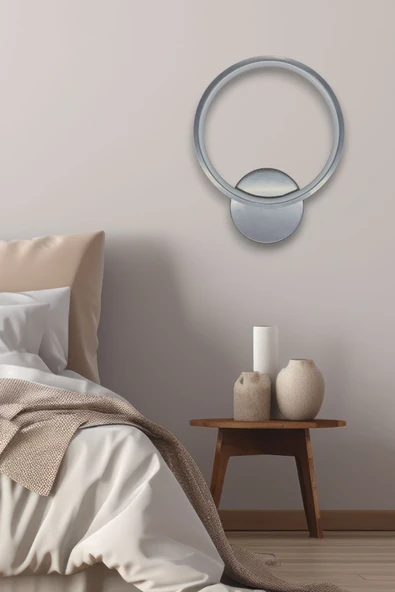 LEGACY Aura Modern Tasarım Gri Renk Gün Işığı Ledli Hol - Banyo - Mutfak - Salon Led Duvar Aplik ürün görseli 1