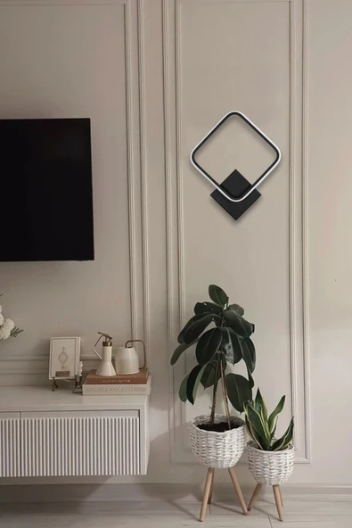 LEGACY Kira Aplik Siyah Renk Gün Işığı Ledli Banyo - Mutfak - Salon Led Duvar Aplik ürün görseli 1