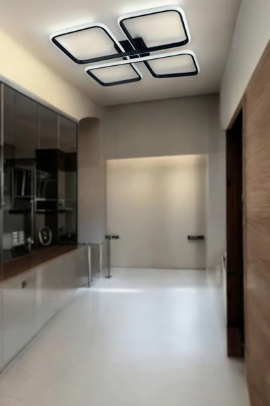 LEGACY Specula Siyah Beyaz Ledli Modern Tasarım Yemek Masası Üstü - Mutfak - Salon Led Avize ürün görseli 1