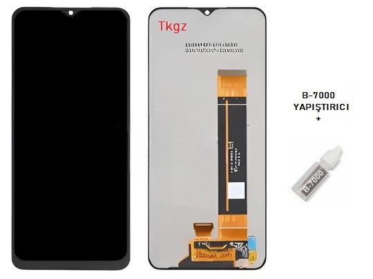 Samsung Galaxy M23 - SM-M236 Uyumlu Lcd Ekran Dokunmatik SERVİS Orijinali + B-7000 ürün görseli 1