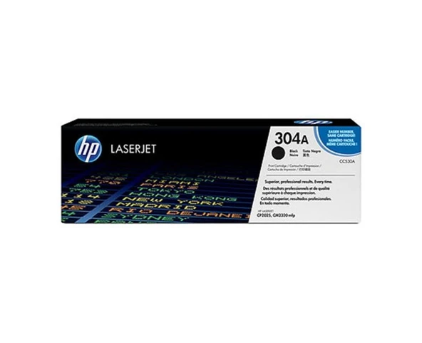 HP CC530A Black Toner Kartus 304A CC530A ürün görseli 1