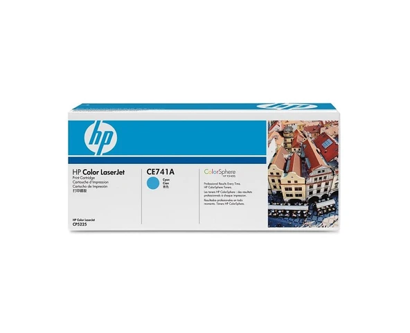 HP CE741A No 307A Mavi 7300 Sayfa Lazer Toner ürün görseli 1