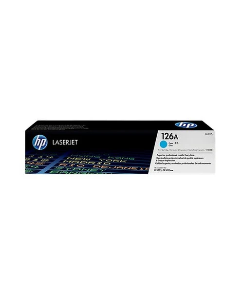 HP CE311A 126A-CE311A Mavi/Cyan Toner Kartus ürün görseli 1