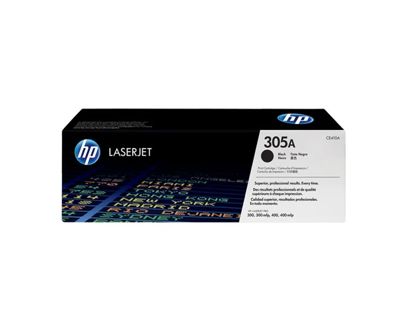 HP CE410A Black Toner Kartus 305A CE410A ürün görseli 1