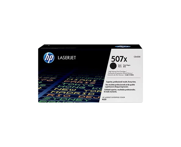 HP CE400X 507X Siyah Orjinal Toner Yüksek Kapasite ürün görseli 1