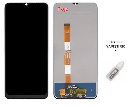 Vivo Y21 Uyumlu Lcd Ekran Dokunmatik SERVİS Orijinali + B-7000 ürün görseli 1