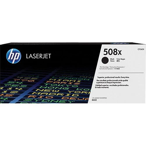 HP CF360X Black Toner Kartus 508X CF360X ürün görseli 1