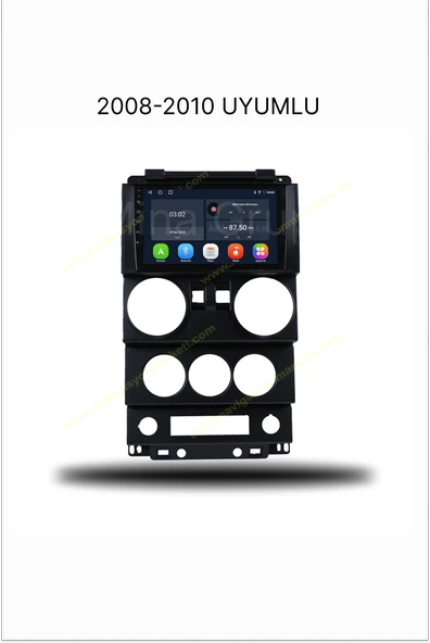 NAVMİNA JEEP Wrangler Rubicon 2008-2010 Uyumlu 9 inç 6-128 GB Multimedya ürün görseli 1