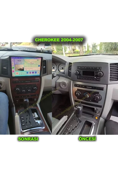 NAVMİNA JEEP Cherokee 2006-2007 Uyumlu 10 inç 4-64 GB Multimedya ürün görseli 1