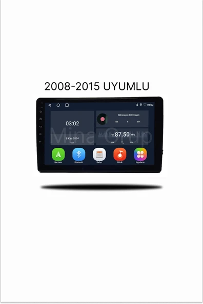 NAVMİNA Citroen C5 2008-2015 Uyumlu 10 inç 4-64 gb Multimedya ürün görseli 1