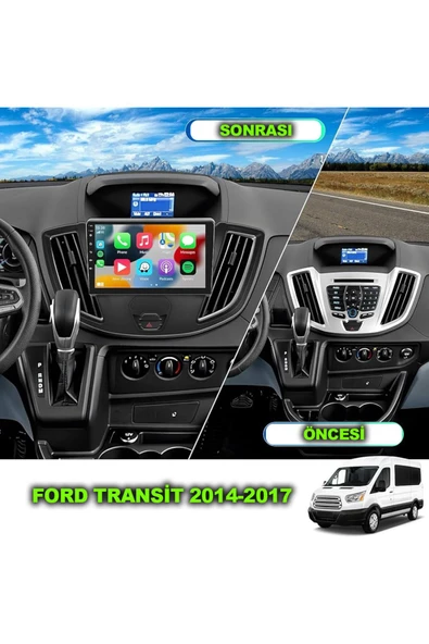 NAVMİNA Ford Transit 2014-2017 Uyumlu 9 inç 4-64 gb Multimedya ürün görseli 1