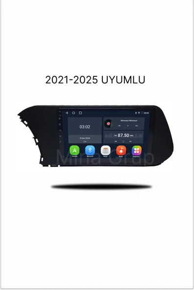 NAVMİNA HYUNDAİ İ20 BAYON 2021-2024 UYUMLU 10 İNÇ 6-128 GB MULTİMEDYA ürün görseli 1