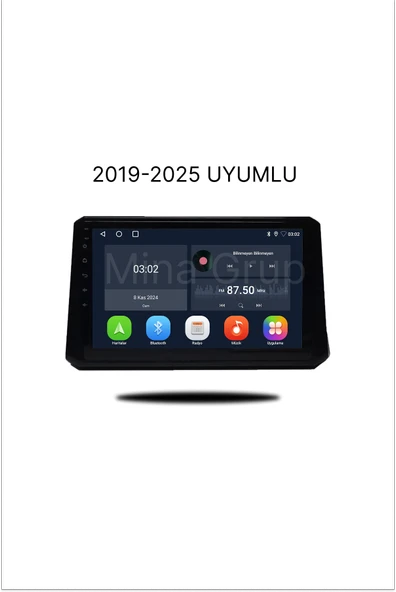 NAVMİNA TOYOTA COROLLA 2019-2024 UYUMLU 10 İNÇ 6-128 GB MULTİMEDYA ürün görseli 1