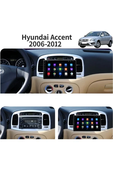 NAVMİNA Hyundai Accent ERA 2006-2012 Uyumlu 9 inç 4-64 GB Multimedya ürün görseli 1