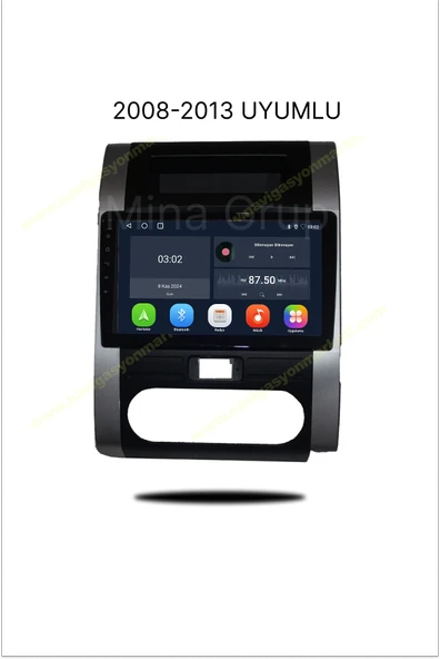 NAVMİNA NİSSAN X-TRAİL 2008-2013 UYUMLU 10 İNÇ 6-128 GB MULTİMEDYA ürün görseli 1