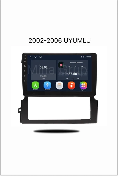 NAVMİNA KİA SORENTO 2007-2010 UYUMLU 9 İNÇ 6-128 GB MULTİMEDYA KAMERA ürün görseli 1