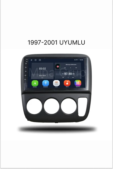 NAVMİNA Honda CRV 1997-2002 Uyumlu 9 inç 6-128 GB Multimedya ürün görseli 1