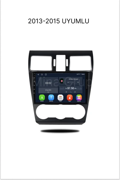 NAVMİNA Subaru Forester 2013-2015 Uyumlu 9 Inç 6-128 Gb Multimedya ürün görseli 1