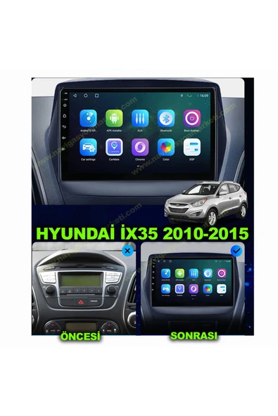 NAVMİNA Hyundai İX35 2010-2015 Uyumlu 9 inç 6-128 GB Multimedya ürün görseli 1