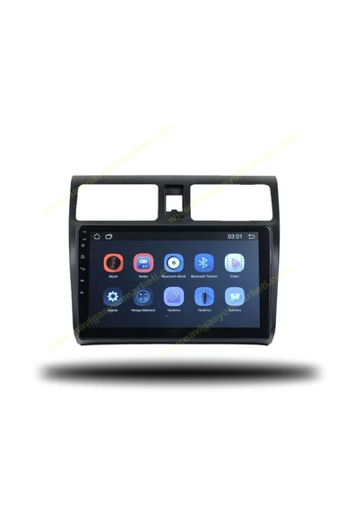 NAVMİNA SUZUKİ SWİFT 2006-2010 UYUMLU 10 İNÇ 6-128 GB MULTİMEDYA ürün görseli 1