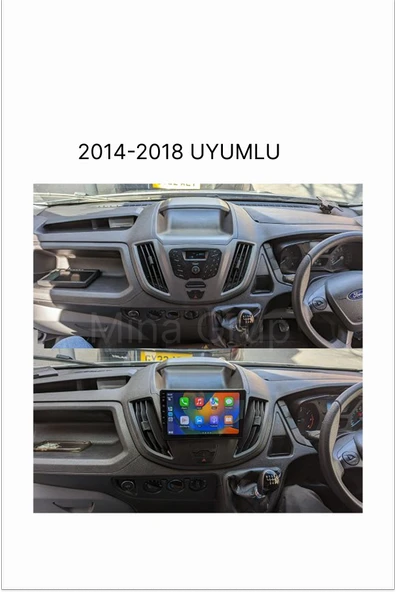 NAVMİNA Ford Transit 2014-2017 Uyumlu 9 inç 6-128 gb Multimedya ürün görseli 1