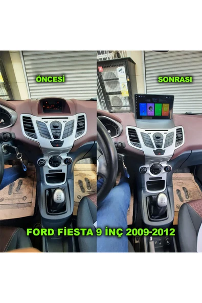 NAVMİNA Ford Fiesta 2010-2017 Uyumlu 9 inç 6-128 GB Multimedya ürün görseli 1