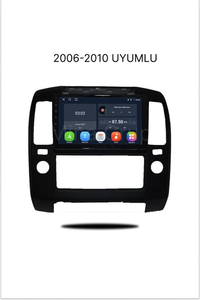 NAVMİNA NİSSAN NAVARA 2006-2010 UYUMLU 9 İNÇ 4-64 GB MULTİMEDYA ürün görseli 1