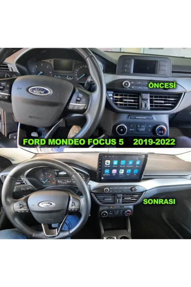 NAVMİNA Ford Focus 5 2019-2022 Uyumlu 10 inç 6-128 GB Multimedya ürün görseli 1