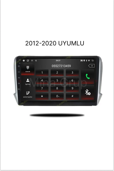 NAVMİNA PEUGEOT 208 / 2008 2010-2020 UYUMLU 10 İNÇ 4-64 GB MULTİMEDYA ürün görseli 1