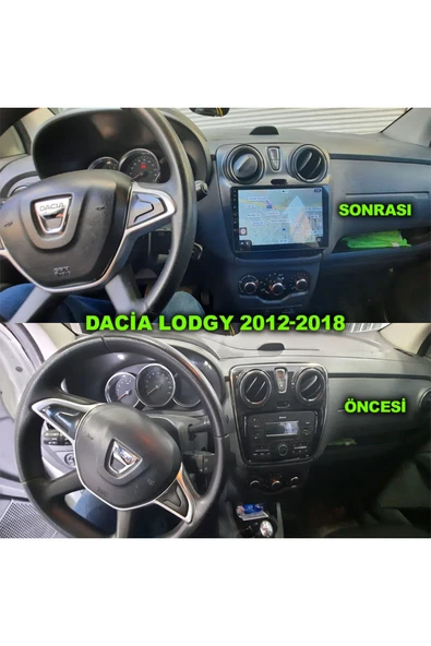 NAVMİNA Dacia Dokker Lodgy 2012-2022 Uyumlu 10 inç 4-64 gb Multimedya ürün görseli 1