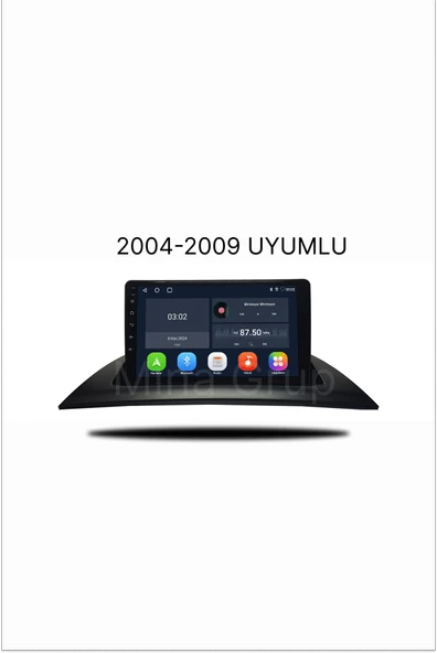 NAVMİNA BMW X3 E83 2004-2009 Uyumlu 9 inç Android 4-64 GB Multimedya ürün görseli 1