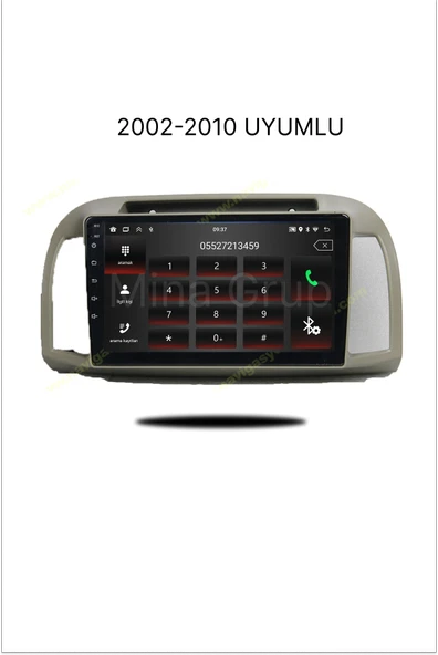 NAVMİNA NİSSAN MİCRA 2002-2010 UYUMLU 9 İNÇ 6-128GB MULTİMEDYA ürün görseli 1