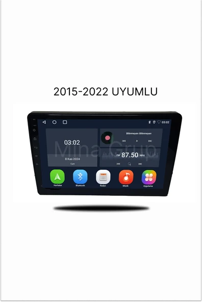 NAVMİNA Fiat EGEA 2023-2024 Uyumlu 9 inç 6-128 GB Multimedya ürün görseli 1