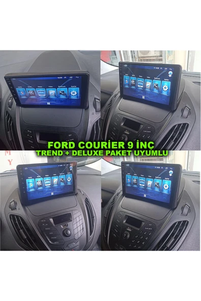NAVMİNA Ford Courier 2014-2022 Uyumlu 9 inç 6-128 GB Multimedya ürün görseli 1