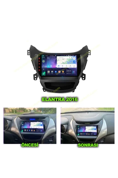 NAVMİNA Hyundai Elantra 2016 Uyumlu 9 inç 6-128 GB Multimedya ürün görseli 1