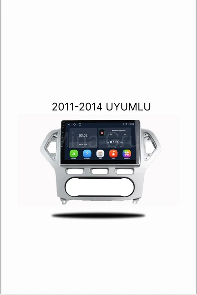 NAVMİNA FORD MONDEO 2011-2014 ARASI GRİ 9 İNÇ 6-128GB MULTİMEDYA ürün görseli 1