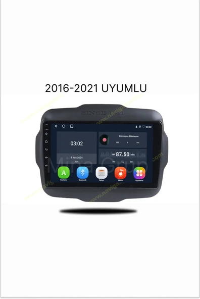 NAVMİNA JEEP Renegade 2016-2021 Uyumlu 9 inç 6-128 GB Multimedya ürün görseli 1