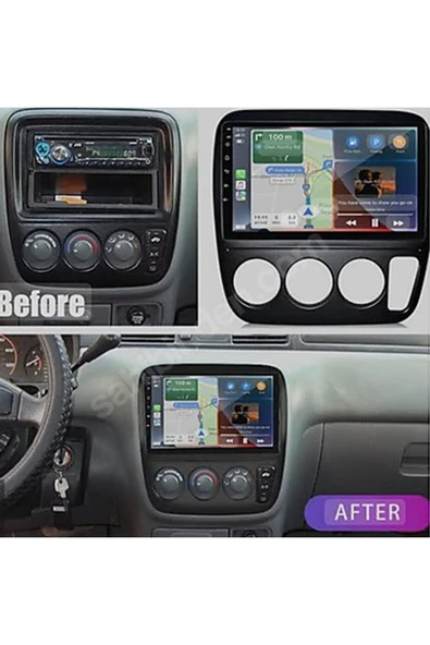NAVMİNA Honda CRV 1997-2002 Uyumlu 9 inç 6-128 GB Multimedya ürün görseli 1