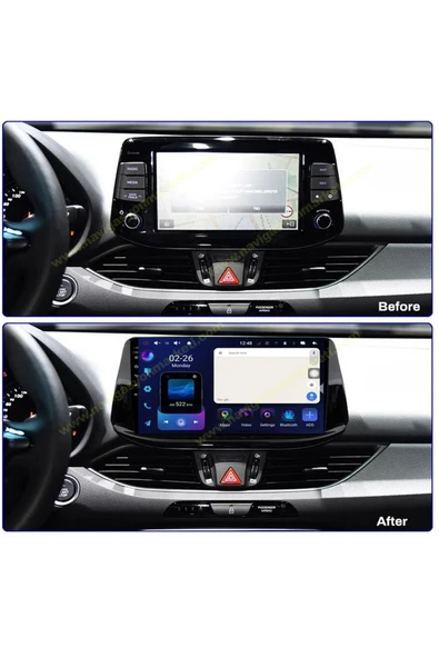 NAVMİNA Hyundai İ30 2018-2022 Uyumlu 9 inç 6-128 GB Multimedya ürün görseli 1