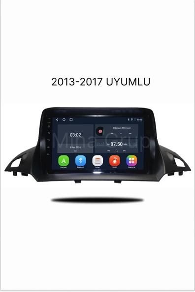 NAVMİNA Ford Kuga Cmax 2013-2017 Uyumlu 9 inç 6-128GB Multimedya ürün görseli 1