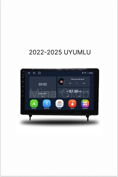 NAVMİNA Honda Civic FE 2022-2024 Uyumlu 10 inç 6-128 GB Multimedya ürün görseli 1